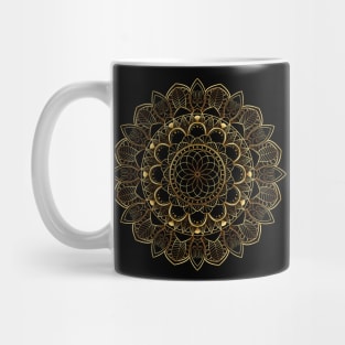 Gold Mandala Art Mug